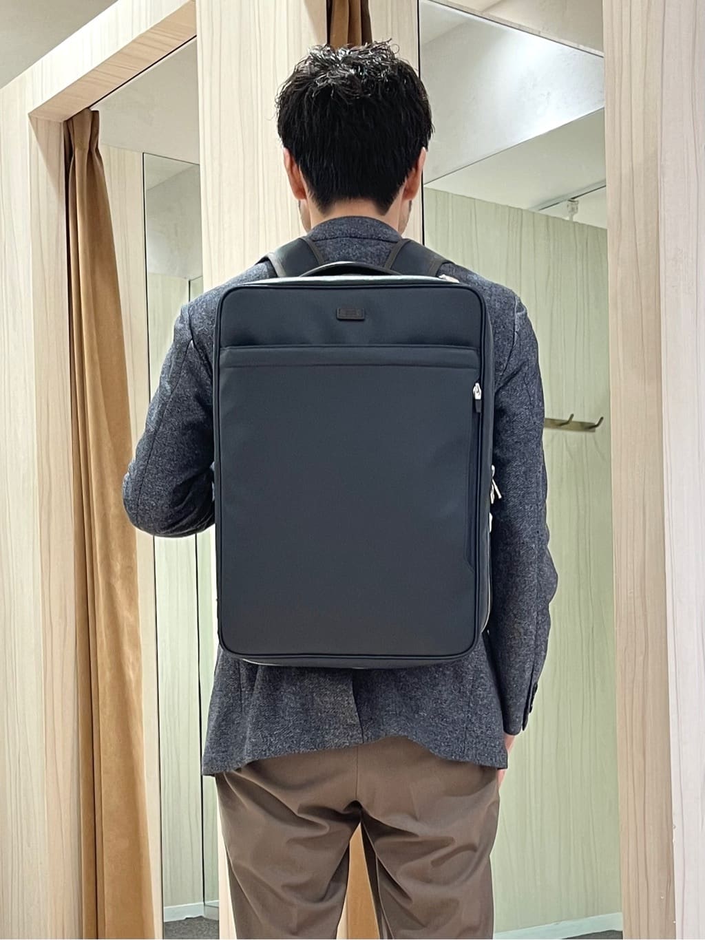 URAさんの「TAKEO KIKUCHI｜【360&deg;ストレッチ／セットアップ対応】None Of Stress パンツ」を使ったコーディネート
