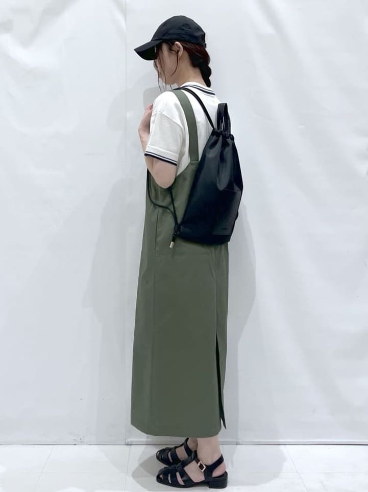 komaさんの「OPAQUE.CLIP｜◆ロゴ刺繍ポロニット【洗濯機洗い可／抗ピル】」を使ったコーディネート