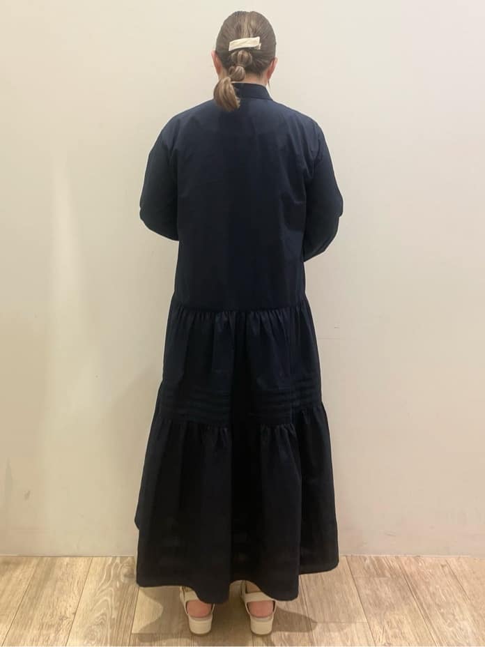 Keiさんの「index｜◆裾タックティアードシャツワンピース【洗濯機洗い可】」を使ったコーディネート