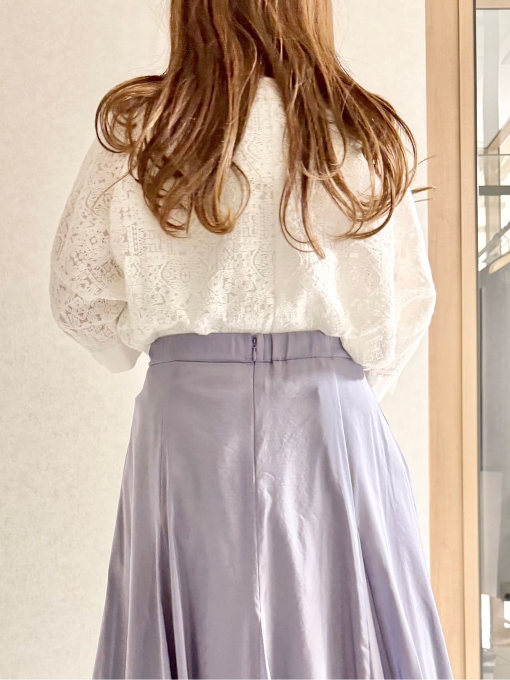 sayuさんの「UNTITLED｜◆【トレンド/後ろゴム】ローンフレアスカート」を使ったコーディネート