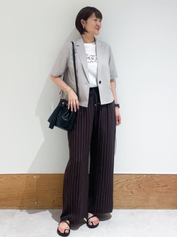 Yukinkoさんの「OPAQUE.CLIP｜◆サーフロゴTシャツ【洗濯機洗い可】」を使ったコーディネート