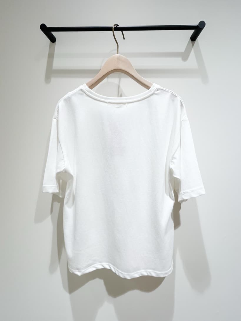 Yumeさんの「grove｜◆五分袖ロゴプリントTシャツ」を使ったコーディネート
