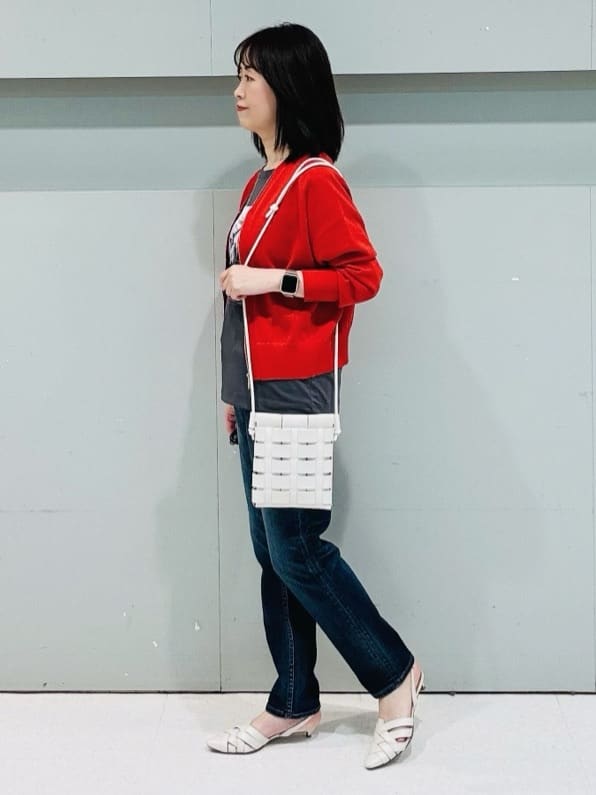 makiさんの「UNTITLED｜【Healthy DENIM&times;UNTITLED】別注 R Mrytle（リマートル）テーパードデニム」を使ったコーディネート