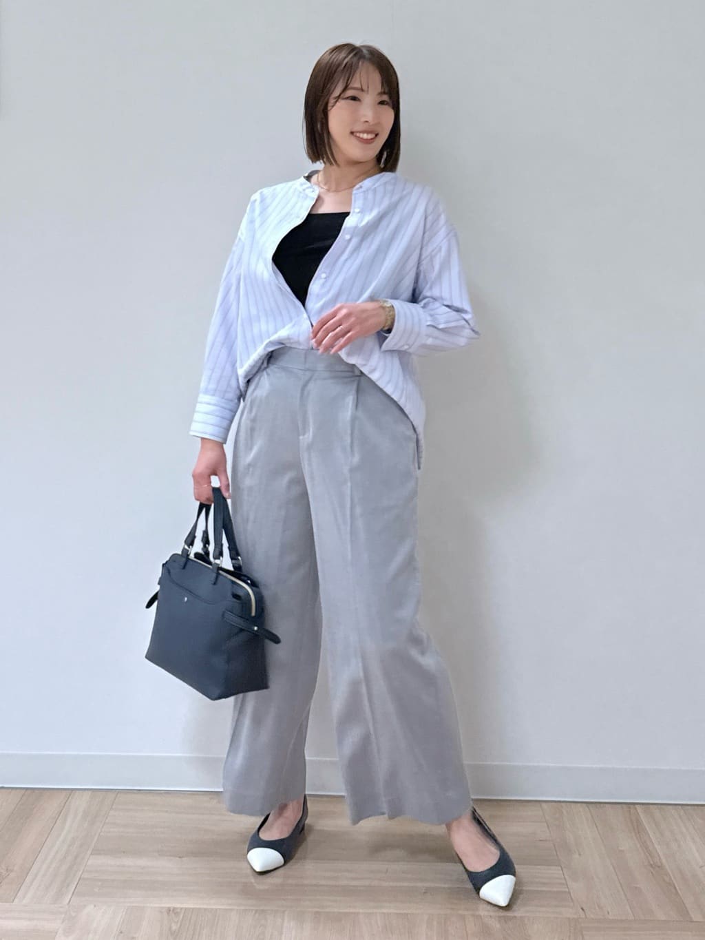 amiさんの「Reflect｜◆【手洗い可／軽い着心地】ストレッチPコート」を使ったコーディネート