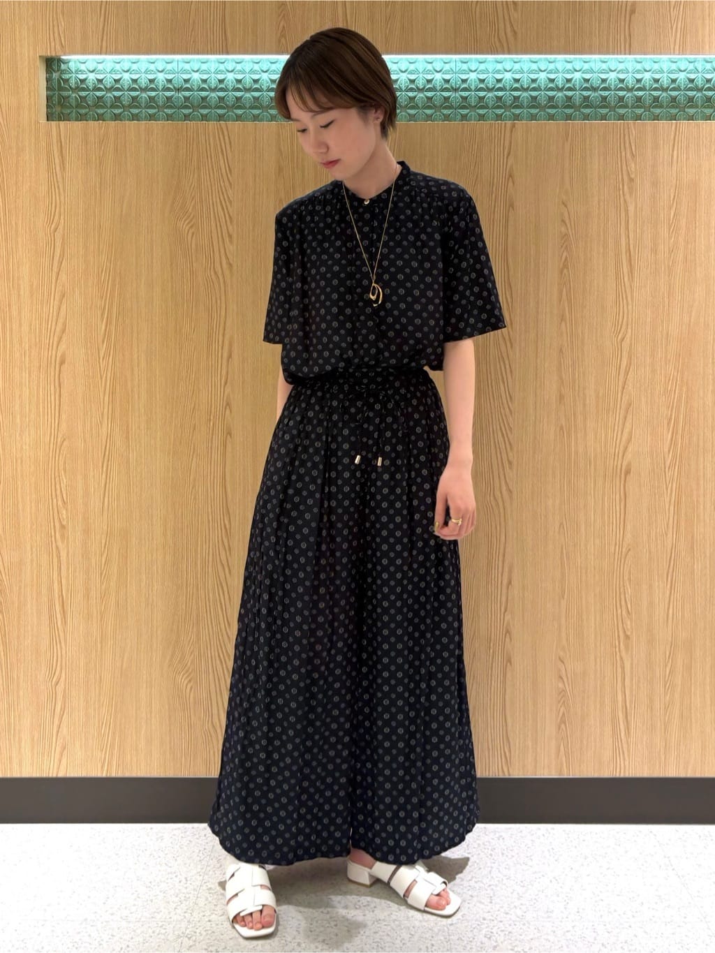 mioさんの「UNTITLED｜◆ビッグトップネックレス」を使ったコーディネート