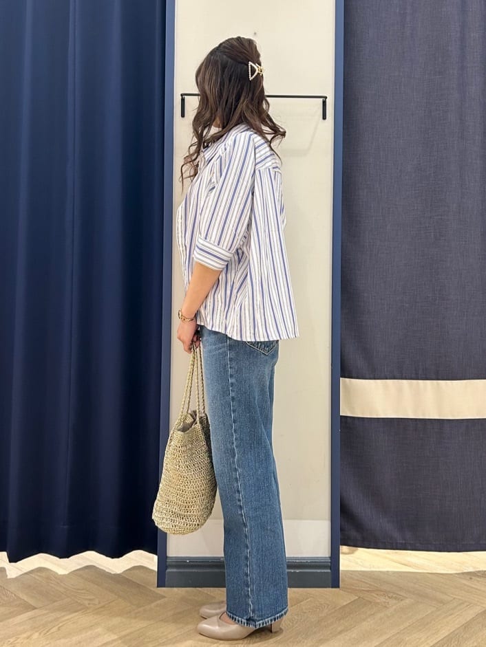 Orikaさんの「grove｜【Lee&times;grove別注】STRAIGHT DENIM PANTS」を使ったコーディネート
