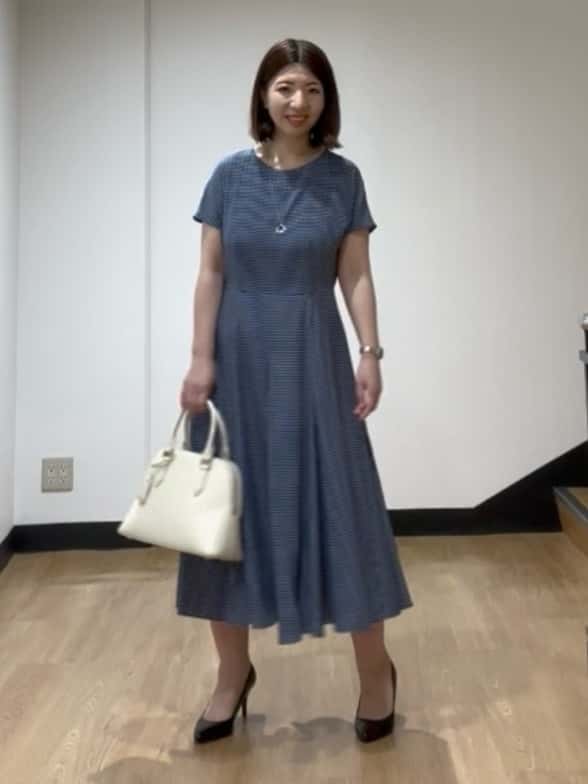 MIKIKOさんの「UNTITLED｜◆【きれいめ/洗える/夏ワンピ】ジオメトリック柄ワンピース」を使ったコーディネート
