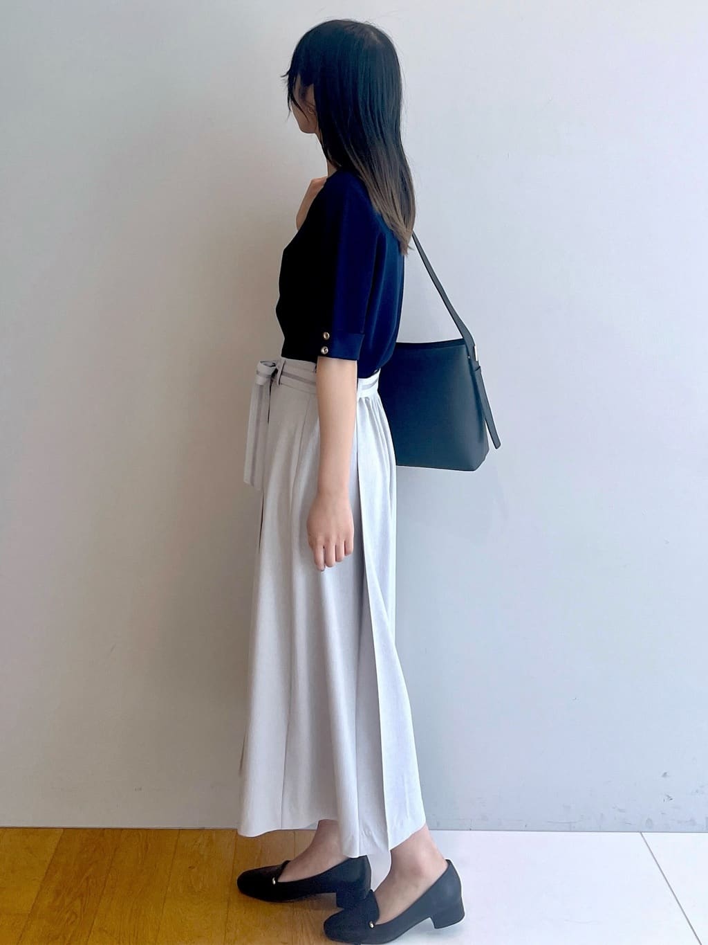 cotaniさんの「grove｜◆サッシュベルトスカートライクパンツ」を使ったコーディネート