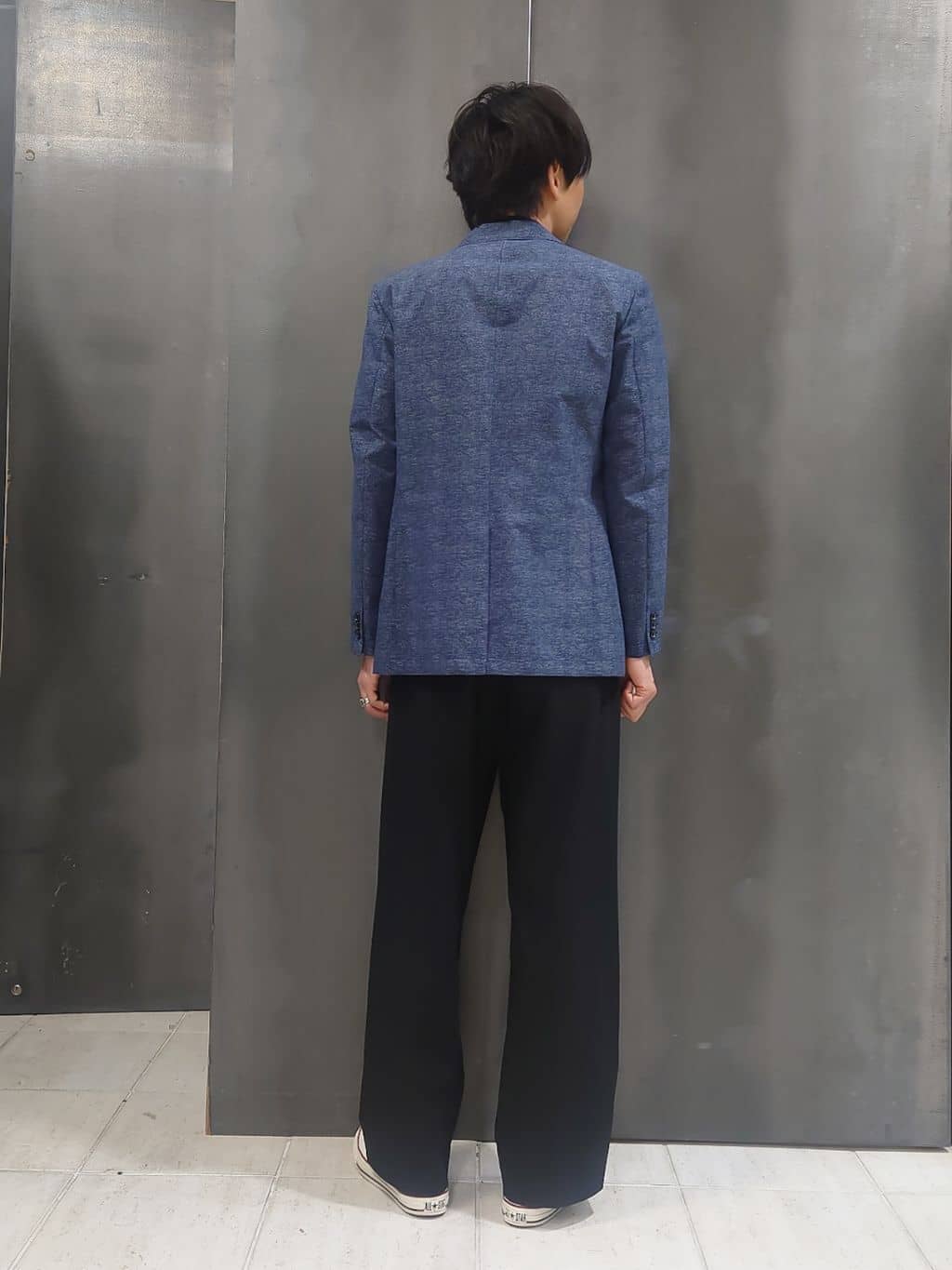 kawamuさんの「TAKEO KIKUCHI｜【抗菌防臭】COOL DOTS（R）ドビープリント ジャケット」を使ったコーディネート