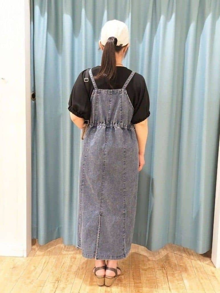 Miさんの「SHOO･LA･RUE｜◆【UPF50＋／UVカット／遮熱／遮光】後ろドロストキャップ【サイズ調整】」を使ったコーディネート