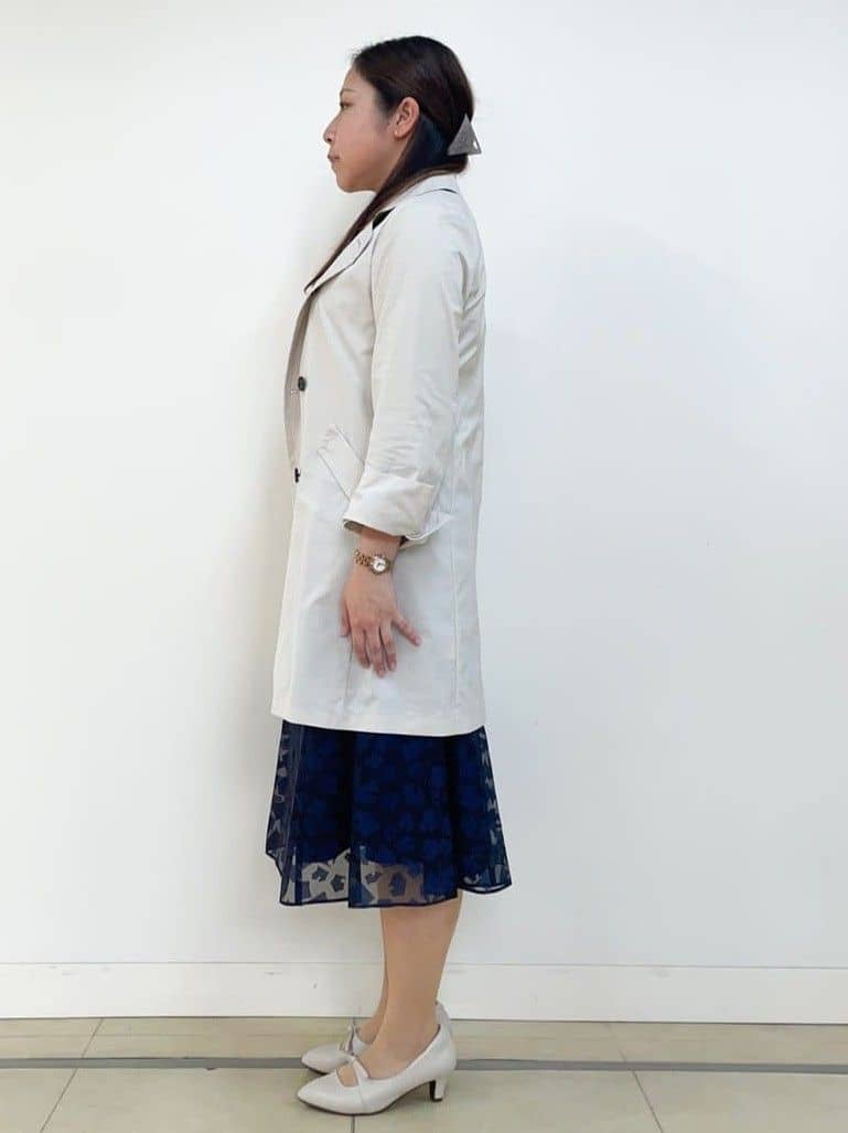 chisaさんの「Reflect｜◆【手洗い可／軽い着心地】ストレッチPコート」を使ったコーディネート