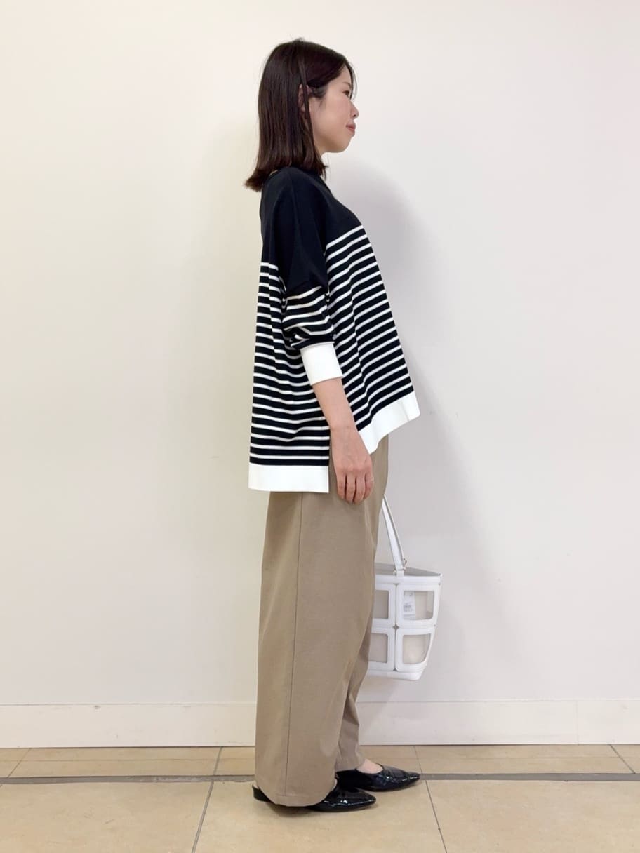 asamiさんの「UNTITLED｜◆【セットアップ可能】フロントラップ ワイドパンツ」を使ったコーディネート