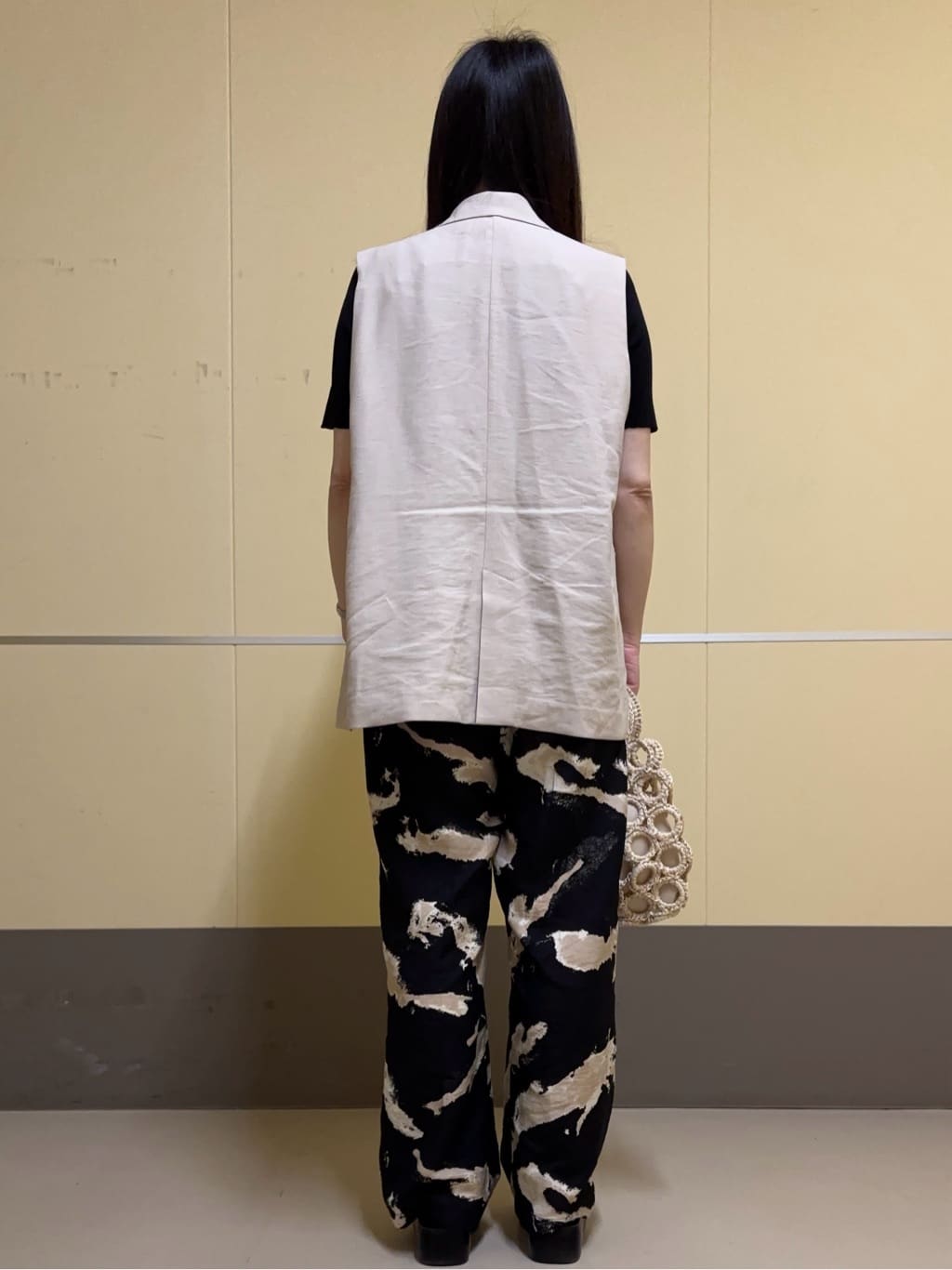あきさんの「OPAQUE.CLIP｜◆《美人百花掲載》テーラードジレ／セットアップ対応【洗える】」を使ったコーディネート