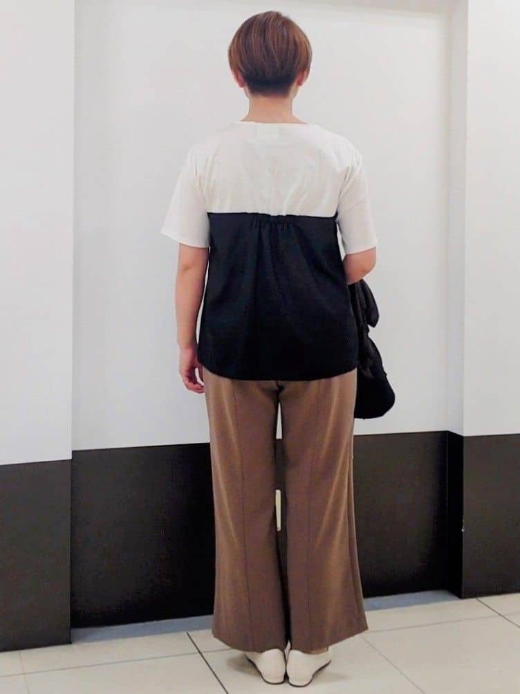 じゅりさんの「Reflect｜◆【マシンウォッシュ可能】レイヤード風ジャージブラウス」を使ったコーディネート