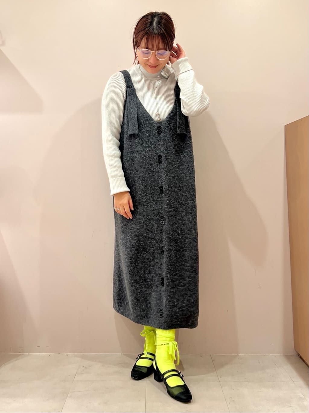TAKAさんの「ESPERANZA｜ダブルベルトメッシュパンプス」を使ったコーディネート