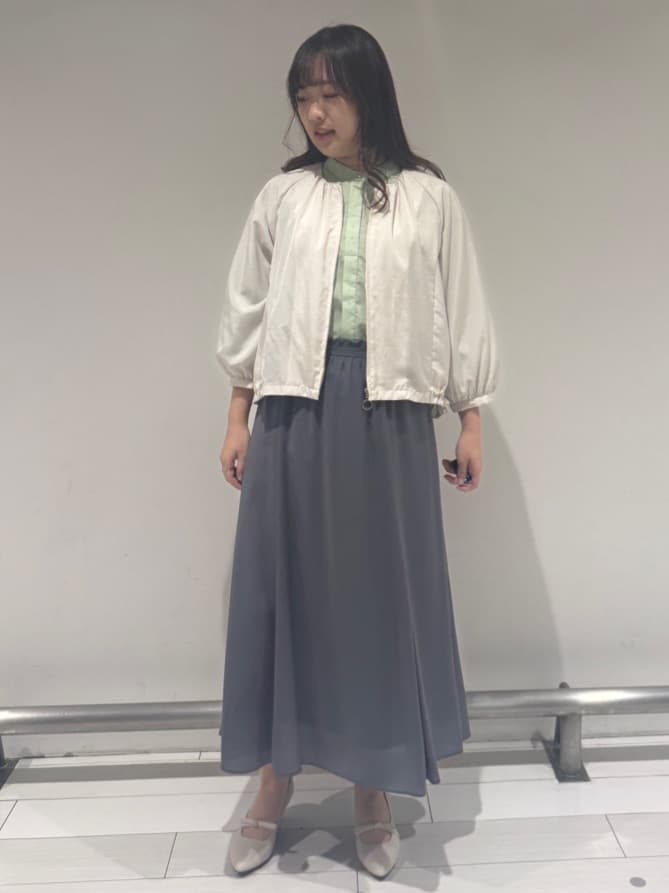 Azusaさんの「Reflect｜◆【洗える】キャンディースリーブブラウス」を使ったコーディネート