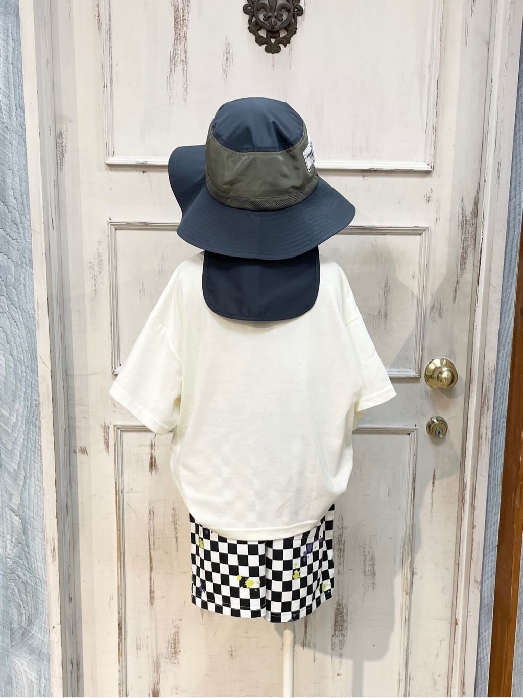 なつさんの「SHOO･LA･RUE｜◆配色アドベンチャーHAT」を使ったコーディネート
