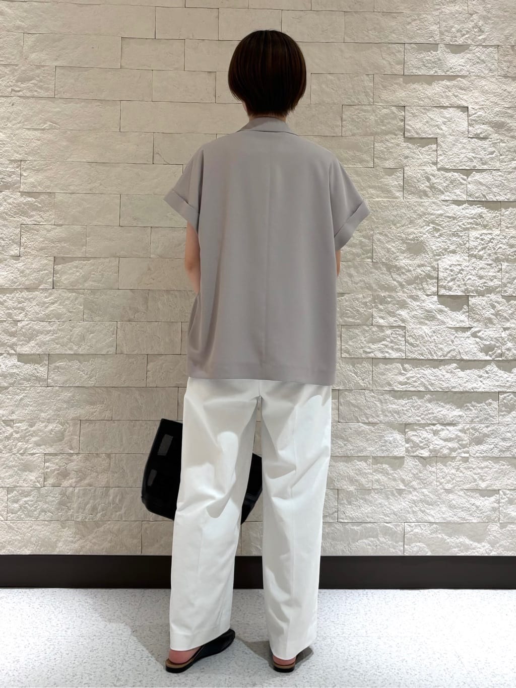 mioさんの「UNTITLED｜◆【11色展開/コットン100/アンサンブル可能】 プルオーバーニット」を使ったコーディネート