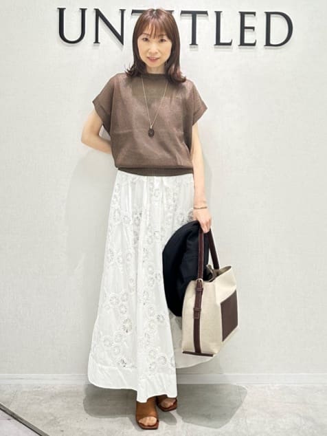 Miwaさんの「UNTITLED｜マーブルドロップネックレス」を使ったコーディネート