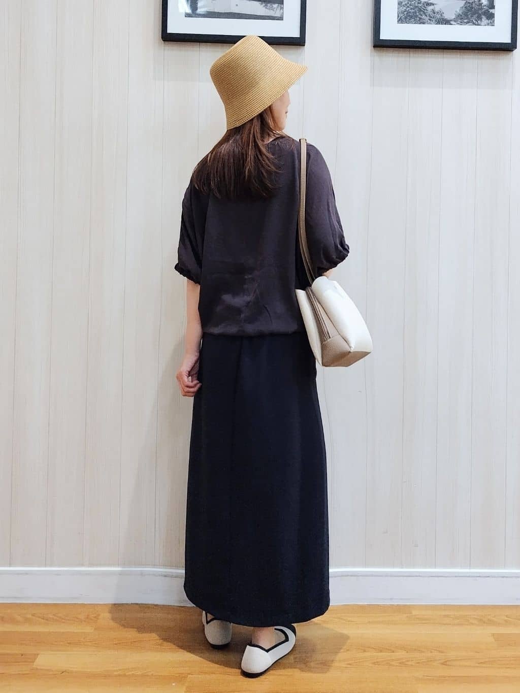 yseさんの「SHOO･LA･RUE｜◆【高レビュー】洗えてサラサラ ニットパンプス」を使ったコーディネート