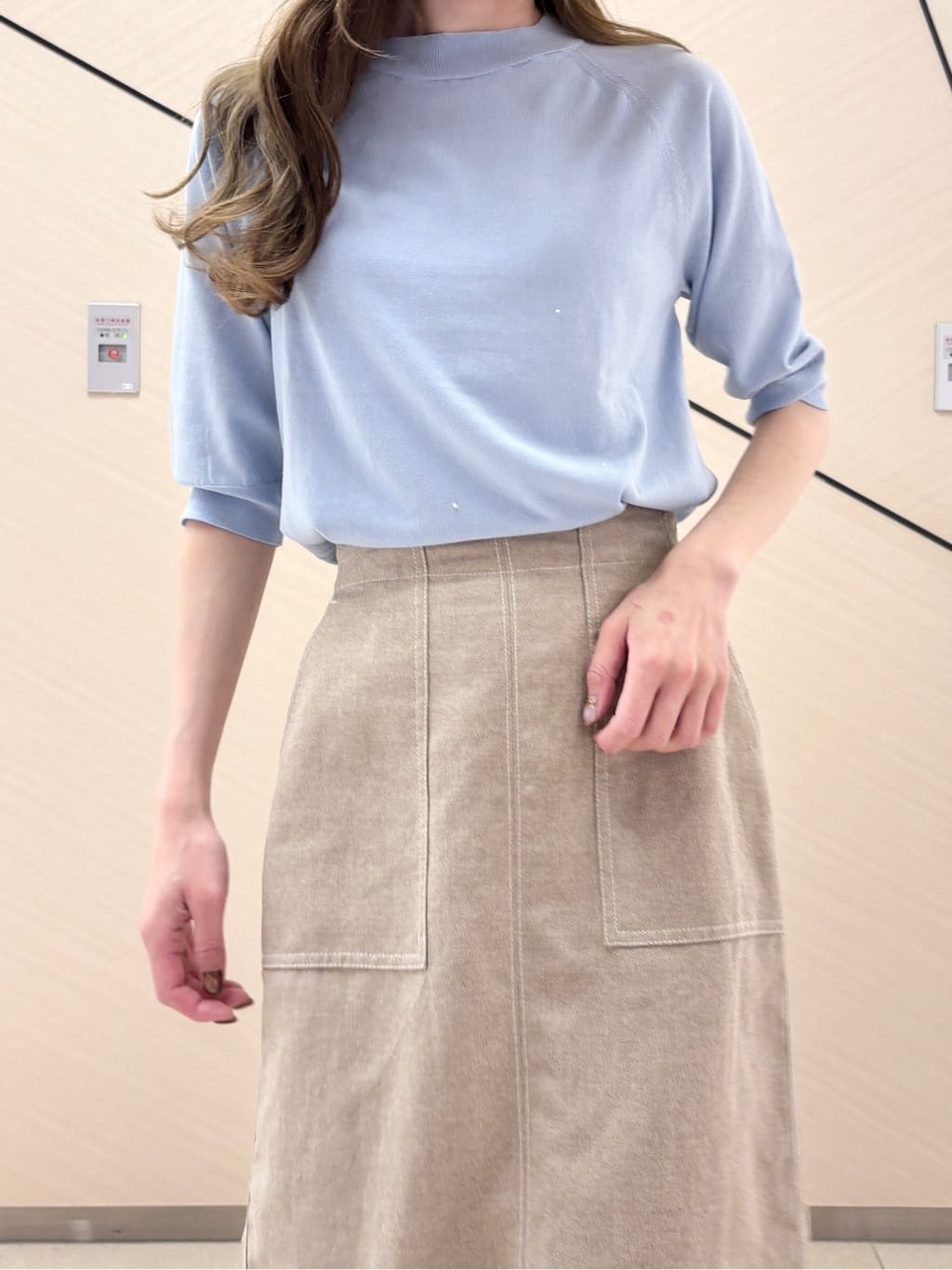 清水夏姫さんの「DRESSTERIOR｜【Safari5月号掲載】DRESSTERIORロゴキャップ」を使ったコーディネート