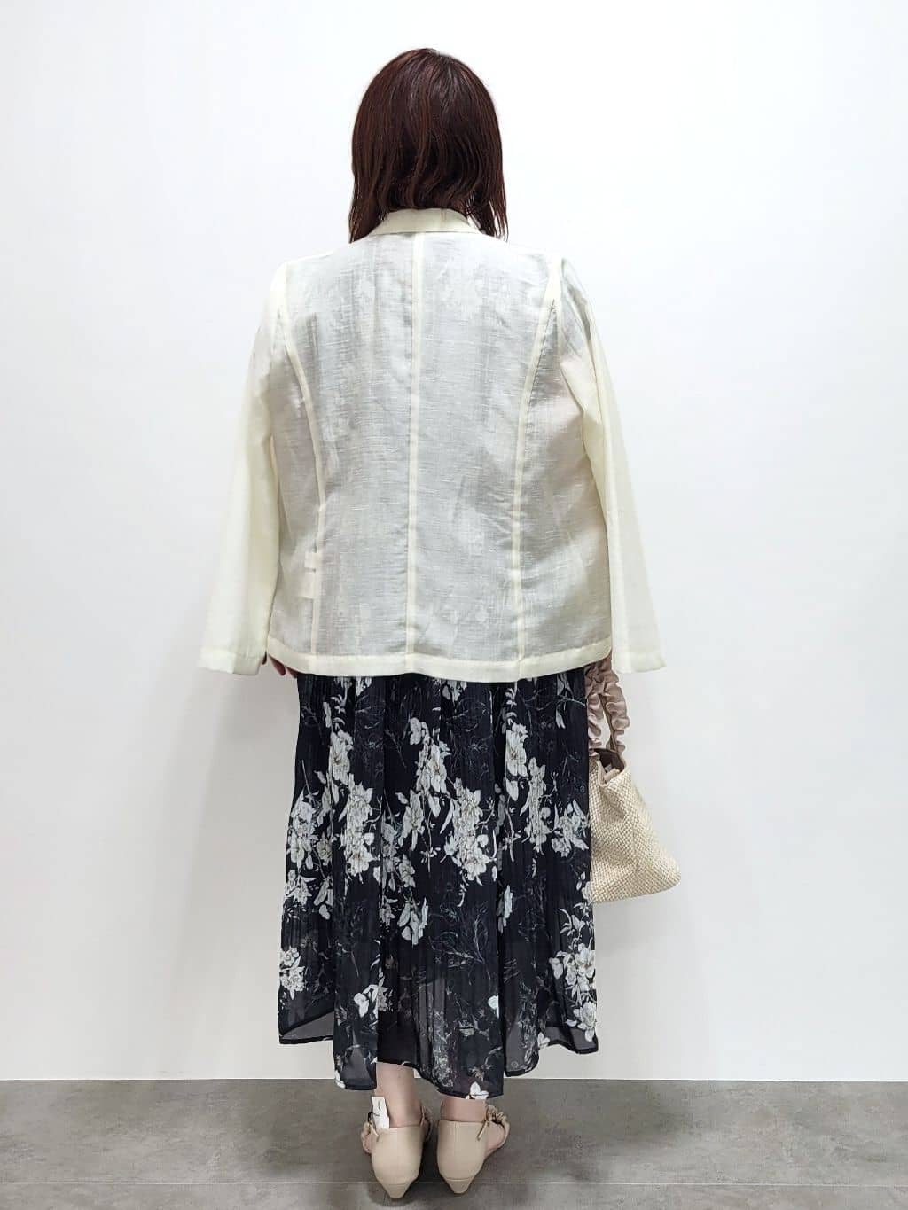 kinaさんの「index｜麻調シアーダブルブレストテーラードジャケット【洗濯機洗い可】」を使ったコーディネート