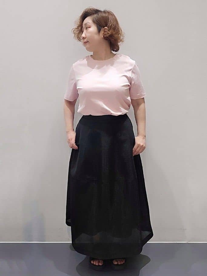 ゆきをさんの「OPAQUE.CLIP｜◆スポンディッシュシアーノーカラーブルゾン【洗濯機洗い可】」を使ったコーディネート