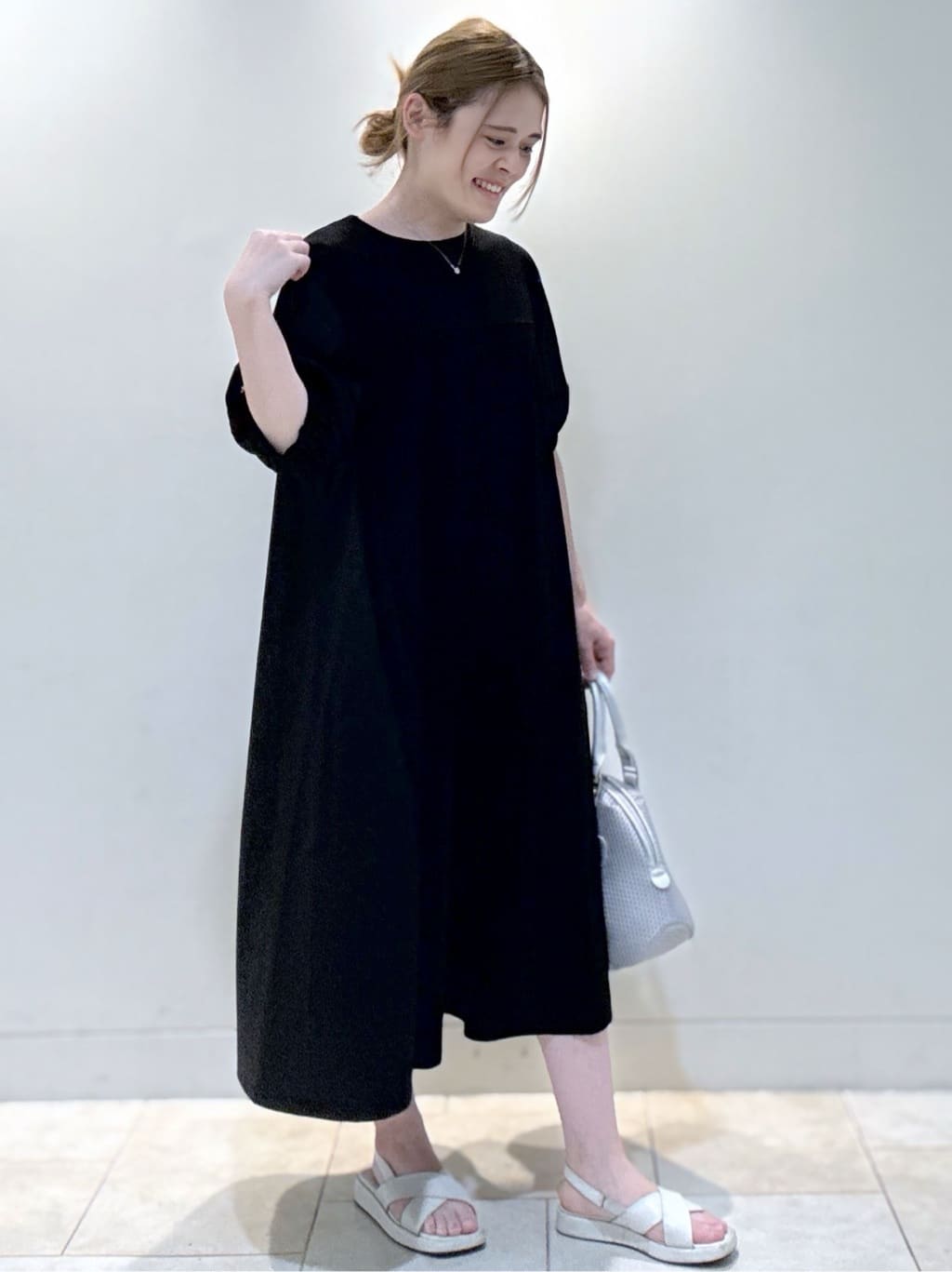 S&auml;K&iuml;さんの「Reflect｜◆【夏SALE／E‐QUALITY／手洗い可】リラクシーワンピース」を使ったコーディネート