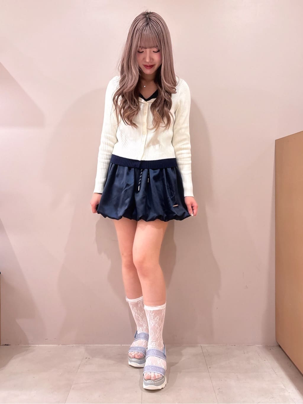 ❤︎HIME❤︎さんの「ESPERANZA｜厚底ラメスポサン」を使ったコーディネート
