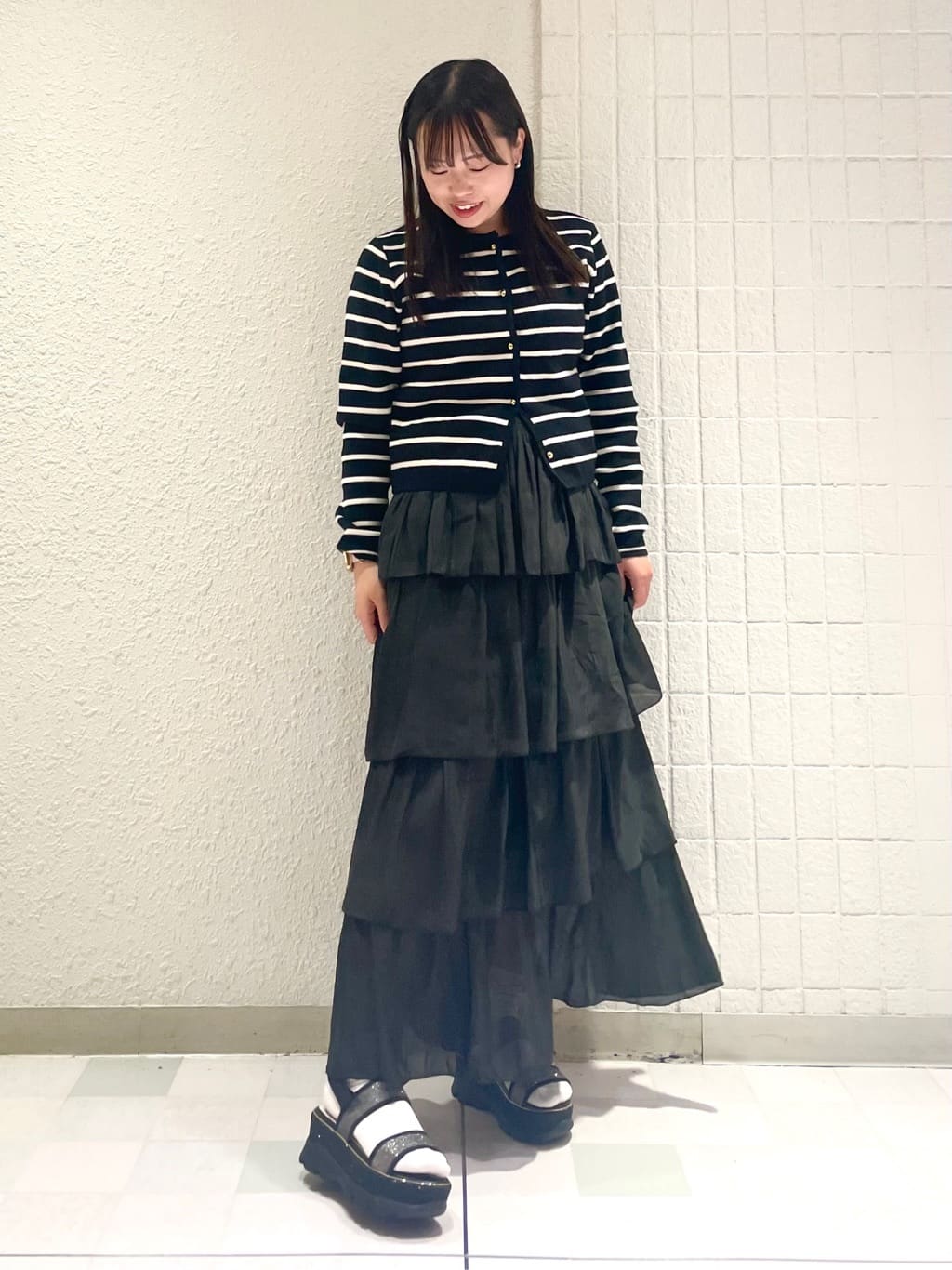 SEIKOさんの「ESPERANZA｜厚底ラメスポサン」を使ったコーディネート