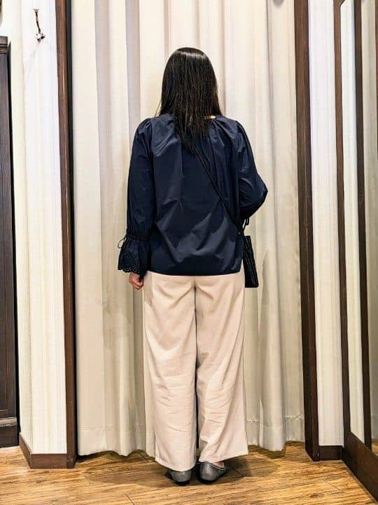 chami さんの「SHOO･LA･RUE｜◆【洗える/セットアップ可】タック入りワイドパンツ」を使ったコーディネート