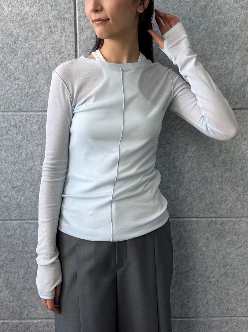 uchi__yamaさんの「CODE A｜【Cup-in】design cut tank」を使ったコーディネート