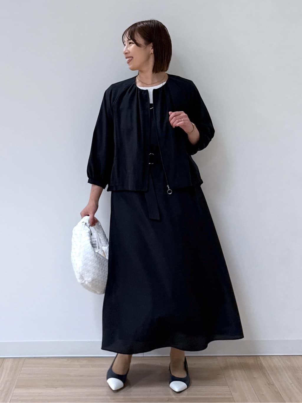 amiさんの「Reflect｜◆【撥水／洗える／セットアップ可】エアリージップアップブルゾン」を使ったコーディネート