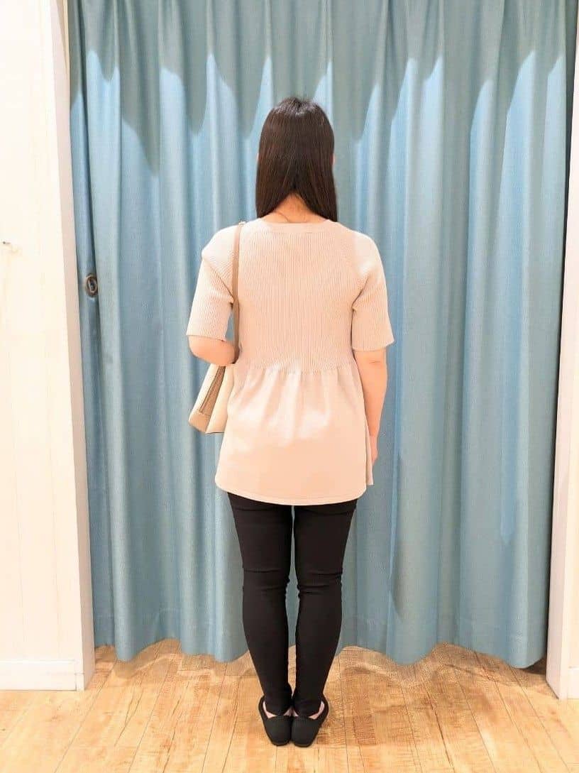 Miさんの「SHOO･LA･RUE｜◆【S-LL】レイヤードスタイルに 脚をきれいに魅せる ストレッチスキニーパンツ」を使ったコーディネート