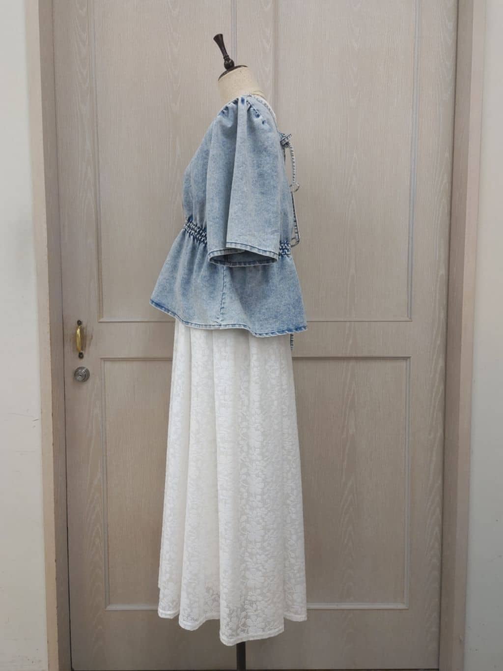 naoさんの「SHOO･LA･RUE｜◆【高レビュー/累計販売35万足突破】片手ではけるサンダル シューダル 25SS」を使ったコーディネート