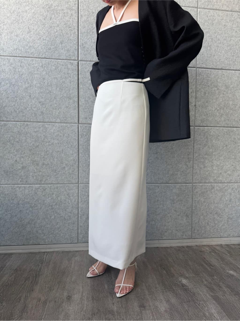 designer yukaさんの「CODE A｜【Cup-in】design cut camisole」を使ったコーディネート