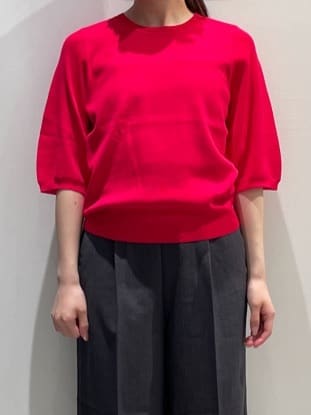 haruさんの「grove｜ひんやり多機能・やわらかドライタッチ五分袖プルオーバー」を使ったコーディネート