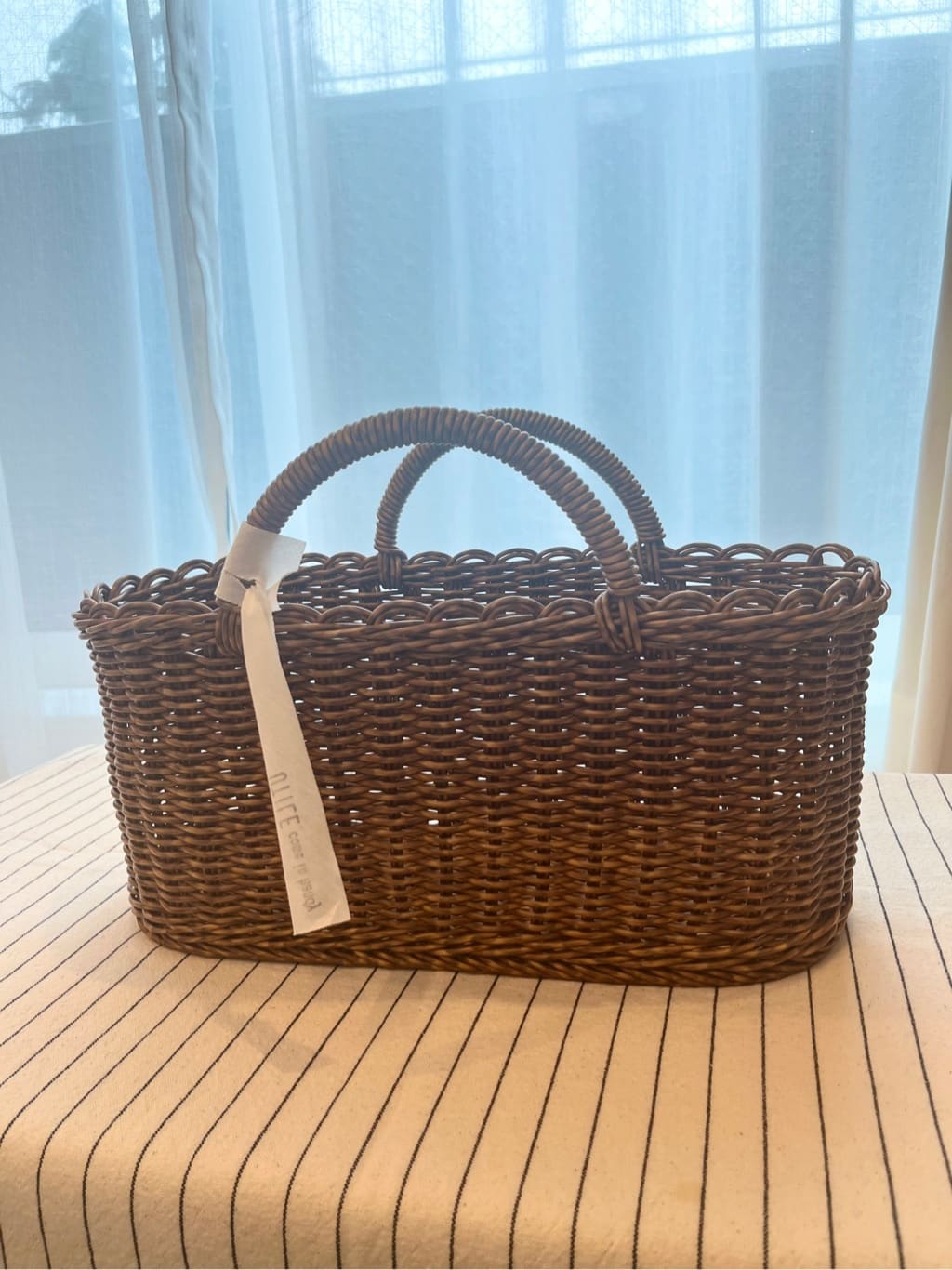 えびさんの「212 KITCHEN STORE｜UTILE ユティル ナイール ボートバスケットＬ」を使ったコーディネート