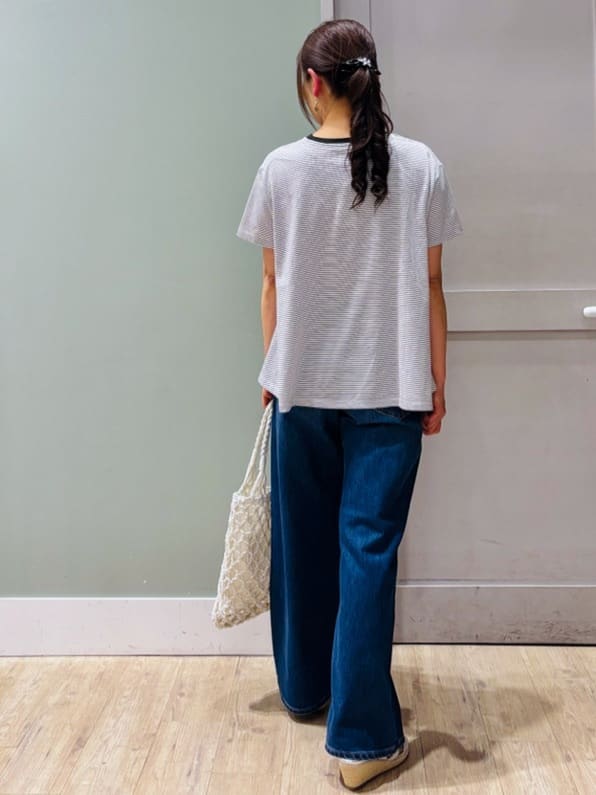 Komi☆さんの「grove｜【Lee&times;grove別注】HALF SLEEVE FLARE T-SHIRTS」を使ったコーディネート