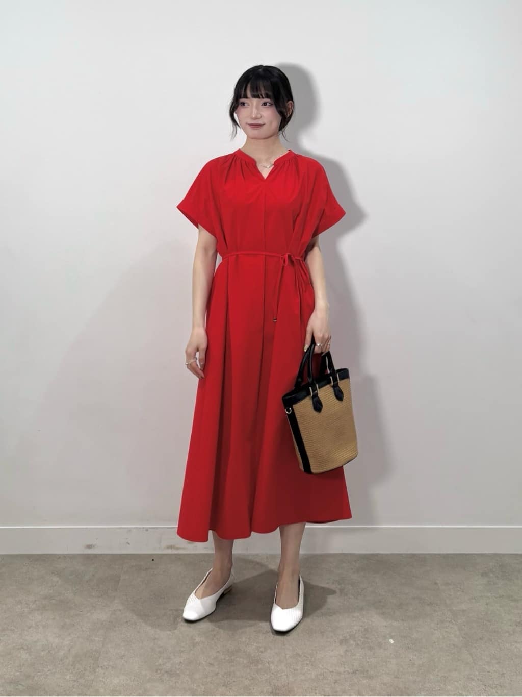 ibukiさんの「INDIVI｜◆【通気性◎撥水／UV／接触冷感】アクティブワンピース」を使ったコーディネート