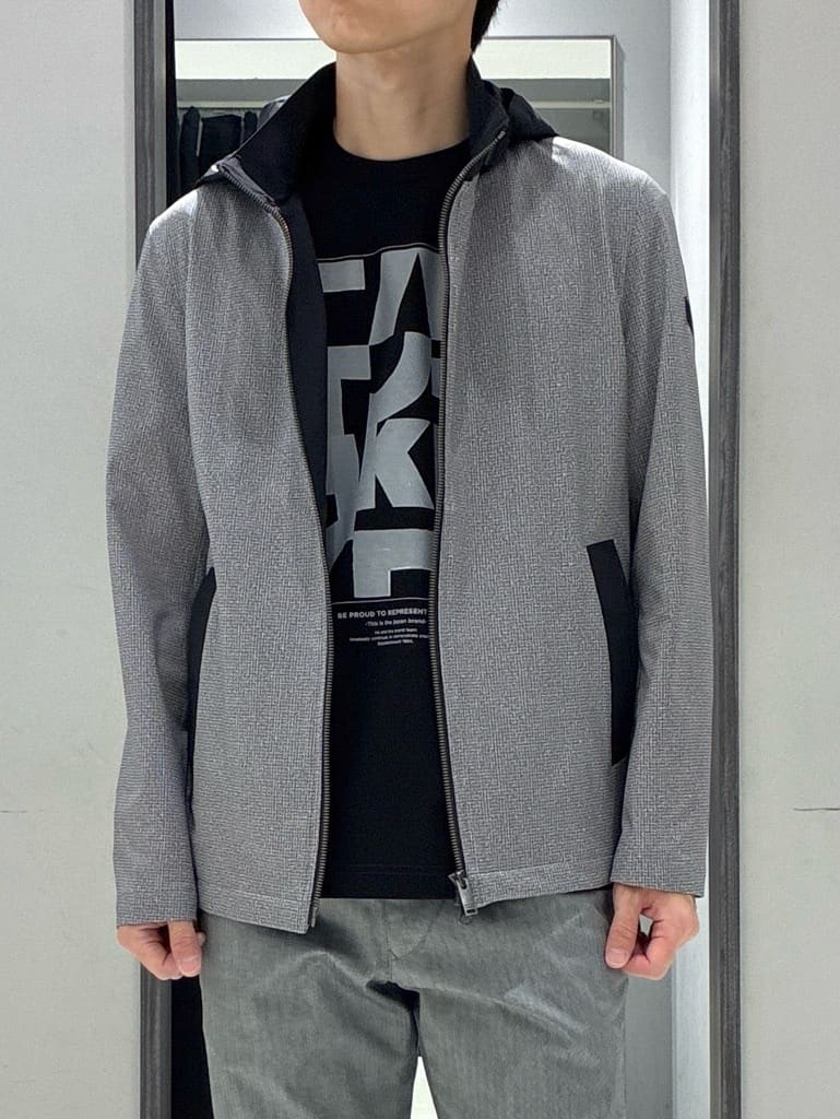 わいずみさんの「TAKEO KIKUCHI｜【全7サイズ&times;8色展開！】トップマルチヘリンボン パンツ」を使ったコーディネート