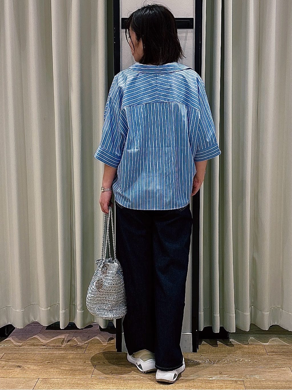 amamaさんの「grove｜【Lee&times;grove別注】WIDE DENIM PANTS」を使ったコーディネート
