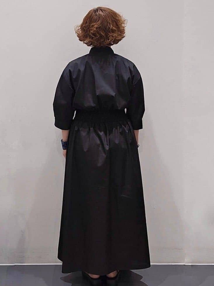 ゆきをさんの「OPAQUE.CLIP｜◆《5色展開》フィット＆フレアシャツワンピース【洗濯機洗い可】」を使ったコーディネート