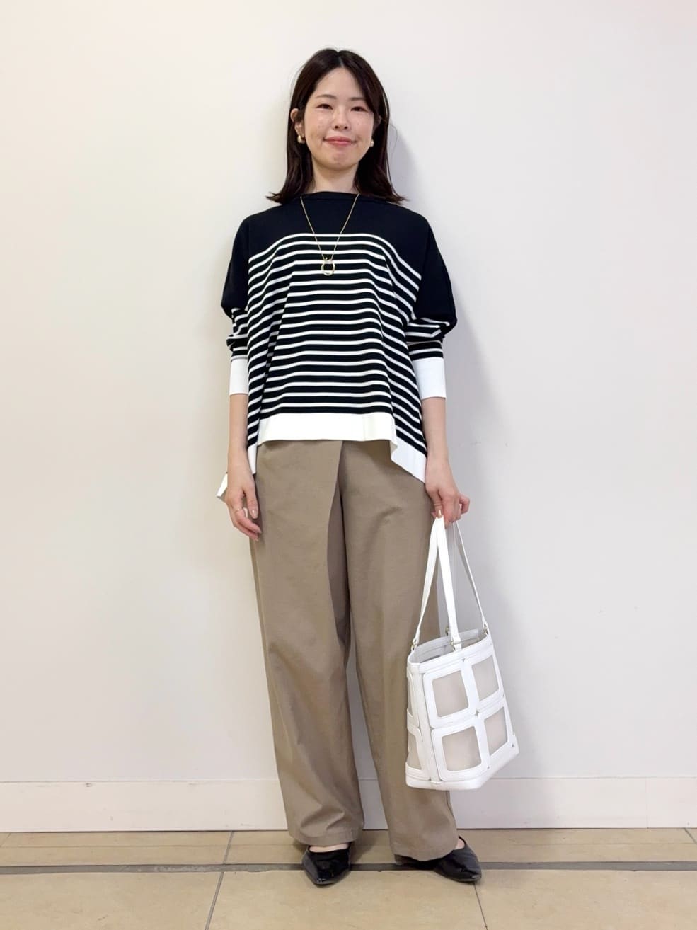 asamiさんの「UNTITLED｜◆【セットアップ可能】フロントラップ ワイドパンツ」を使ったコーディネート