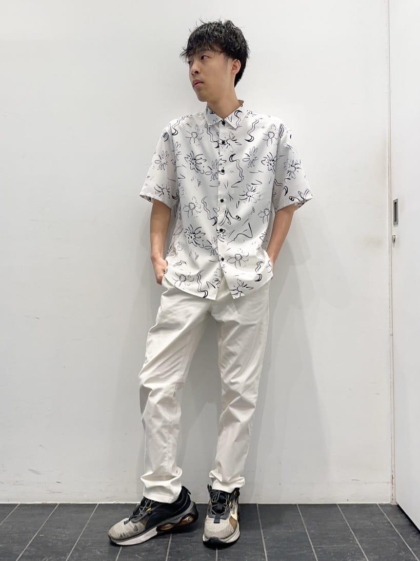 ちびちゃんさんの「THE SHOP TK｜◆ドライポリプリント半袖シャツ　洗える/吸水速乾」を使ったコーディネート