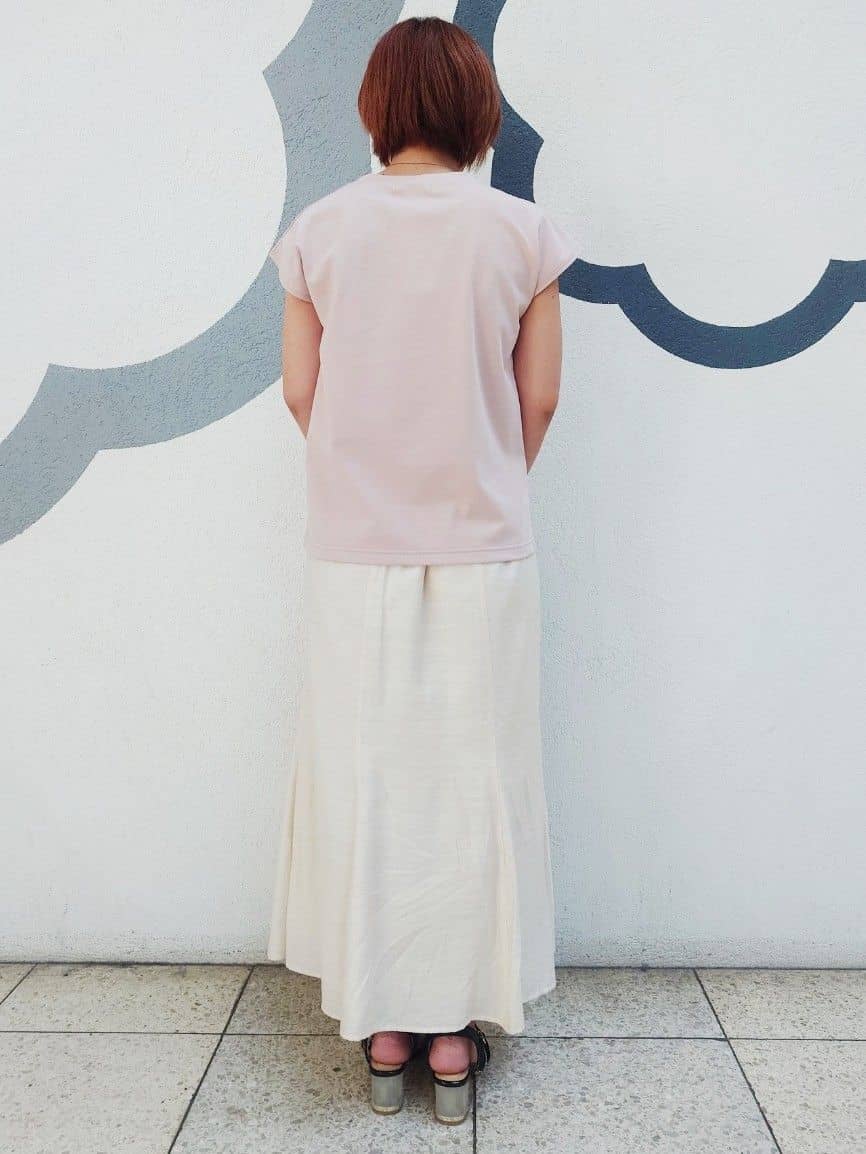ちびすけさんの「◆【手洗い可】フォトフレンチTシャツ」を使ったコーディネート