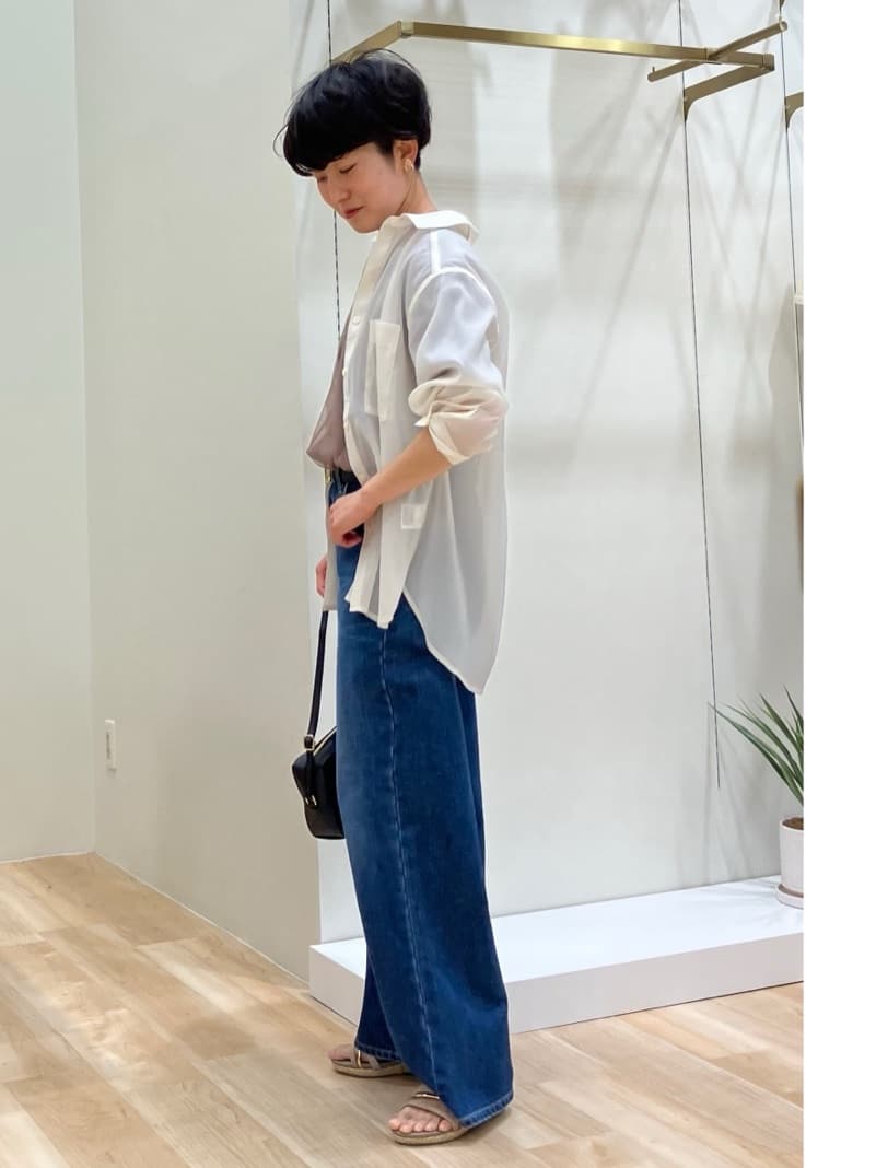 Keiさんの「grove｜【Lee&times;grove別注】WIDE DENIM PANTS」を使ったコーディネート