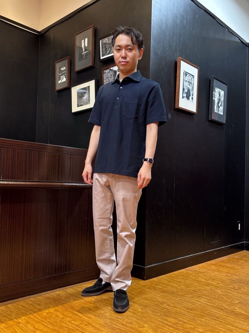 KEIさんの「TAKEO KIKUCHI｜【抗菌防臭】COOL DOTS（R）ドビープリント ジャケット」を使ったコーディネート