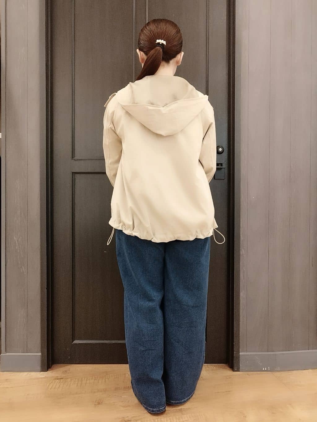 mさんの「SHOO･LA･RUE｜◆【撥水／背中ポケット】整理整頓できちゃうリュック」を使ったコーディネート