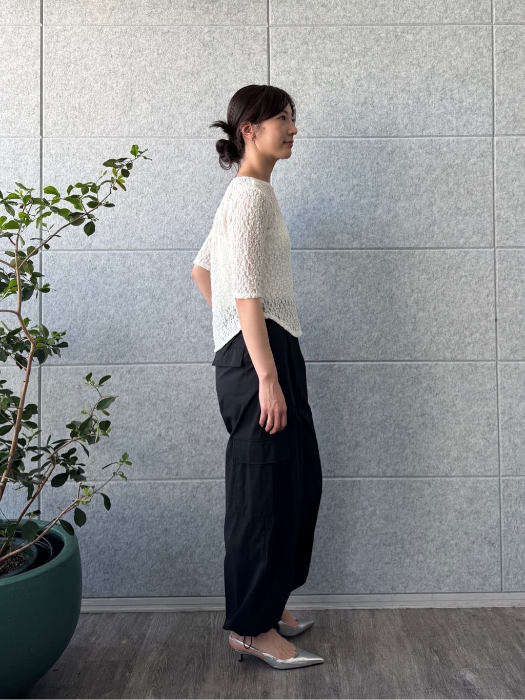 uchi__yamaさんの「CODE A｜lace layered pullover」を使ったコーディネート